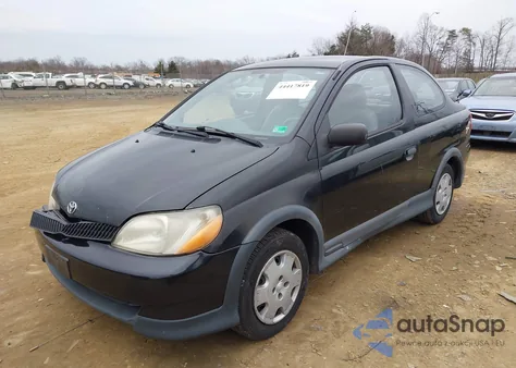 2000 Toyota Echo z USA, uszkodzony, nr VIN JTDAT1239Y5006645